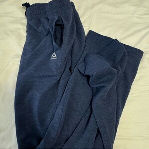 Reebok Blue Fleece Joggers Size Medium Unisex